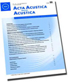 ACTA ACUSTICA UNITED WITH ACUSTICA雜志封面